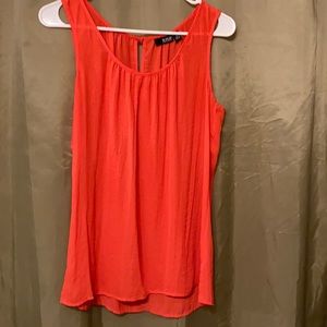 Ladies Tangerine sleeveless top